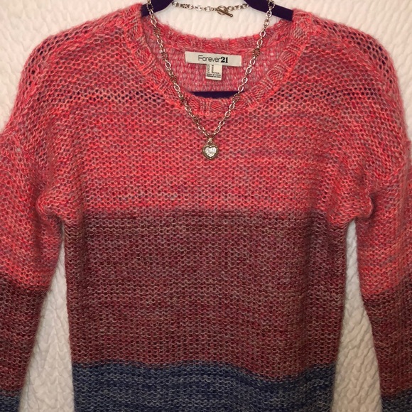 Snuggly soft color block sweater from forever 21 - Picture 2 of 5
